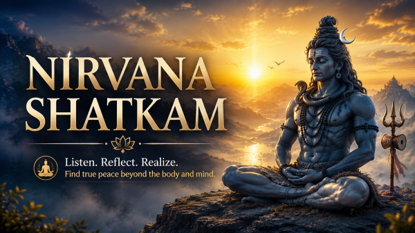 Nirvana Shatkam | Powerful Shiva Mantra for Inner Peace & Meditation — Vedalaya video course