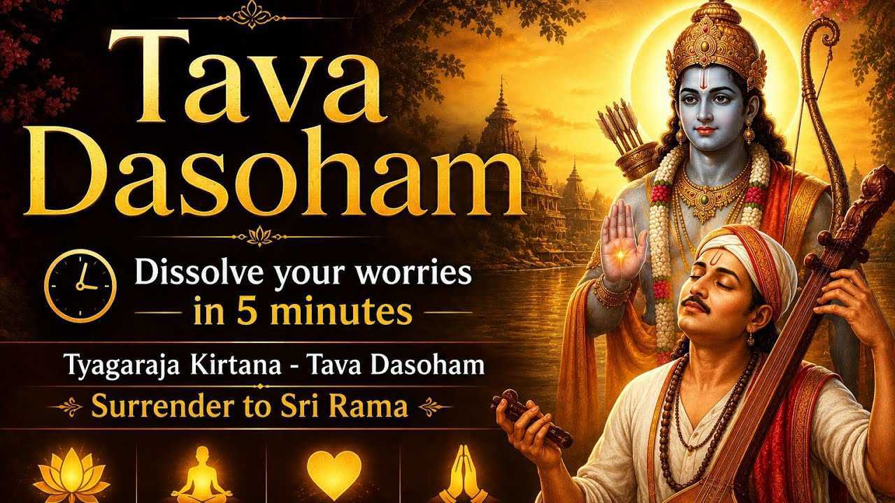Tava Dasoham Dasarathe - a soulful Rama keerthana — Vedalaya video course